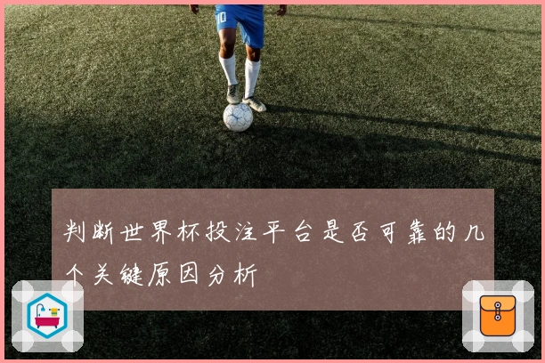 判断世界杯投注平台是否可靠的几个关键原因分析
